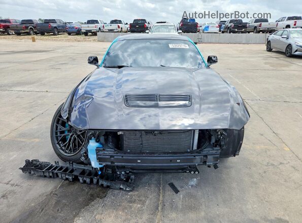 1FA6P8CF5R5427524 2024 FORD MUSTANG Turquoise Вид спереду