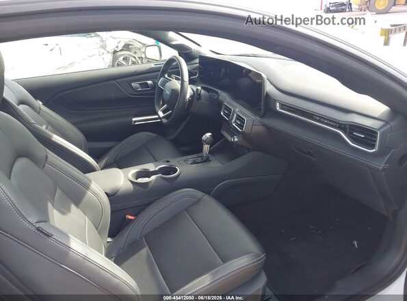 1FA6P8CF5S5417727 2025 FORD MUSTANG White წინა სალონის ხედი