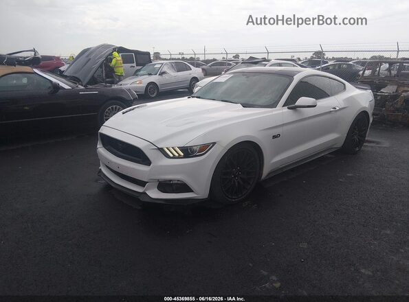 1FA6P8CF6G5268168 2016 FORD MUSTANG White Przód lewy