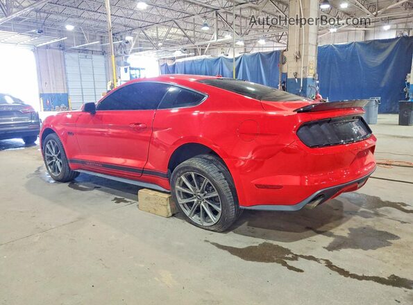 1FA6P8CF6G5289781 2016 FORD MUSTANG Красный Задняя левая четверть