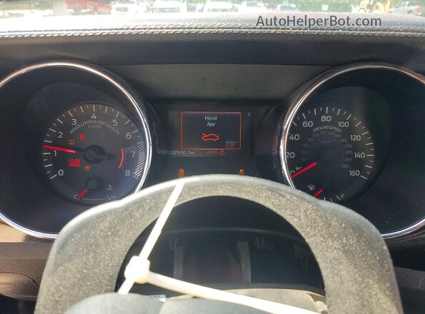 1FA6P8CF6H5271332 2017 FORD MUSTANG White Vista del cuadro de instrumentos