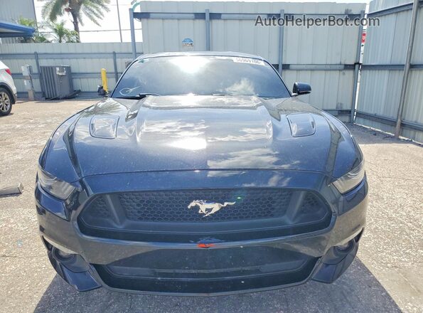 1FA6P8CF6H5318021 2017 FORD MUSTANG Black Front view