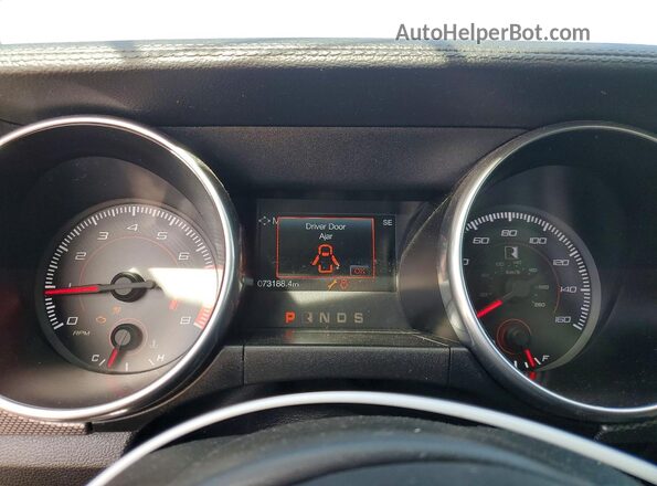 1FA6P8CF6K5123690 2019 FORD MUSTANG Black ხელსაწყოთა პანელის ხედი