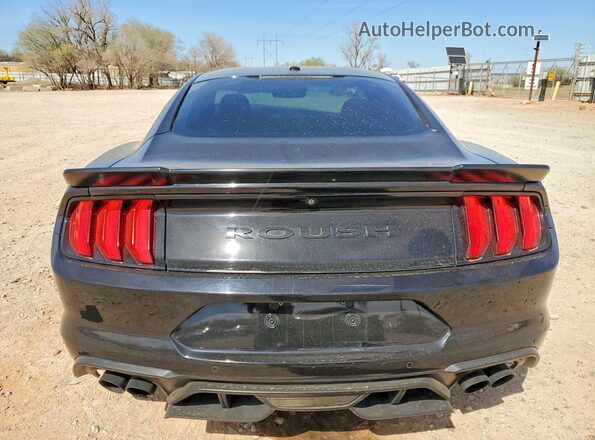 1FA6P8CF6K5123690 2019 FORD MUSTANG Black უკანა ხედი