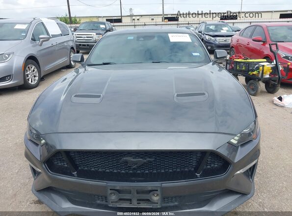 1FA6P8CF6K5134057 2019 FORD MUSTANG Серый Вид щитка приборов