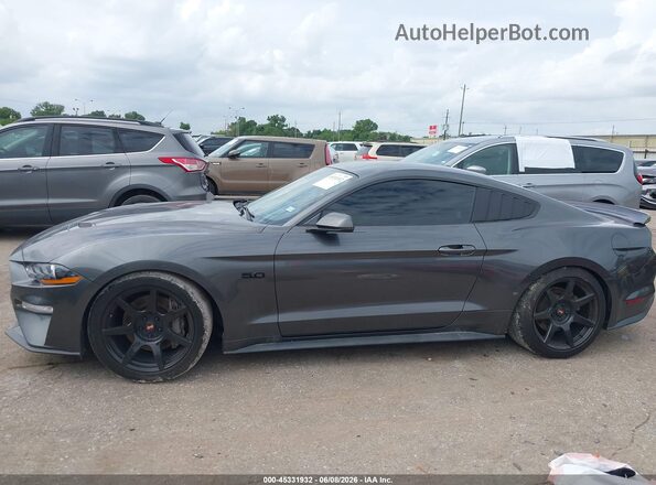 1FA6P8CF6K5134057 2019 FORD MUSTANG Серый Панорамный вид салона 360°