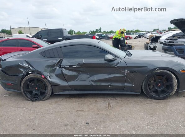 1FA6P8CF6K5134057 2019 FORD MUSTANG Серый Вид задней части салона