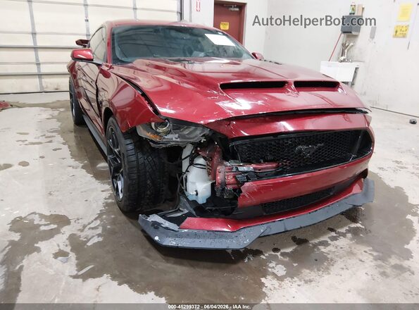 1FA6P8CF6K5138190 2019 FORD MUSTANG Red Vista frontal