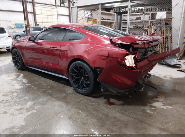 1FA6P8CF6K5138190 2019 FORD MUSTANG Red Trasero izquierdo