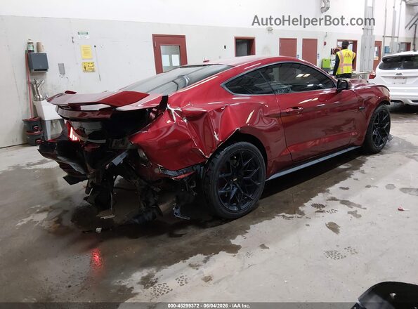1FA6P8CF6K5138190 2019 FORD MUSTANG Red Trasero derecho