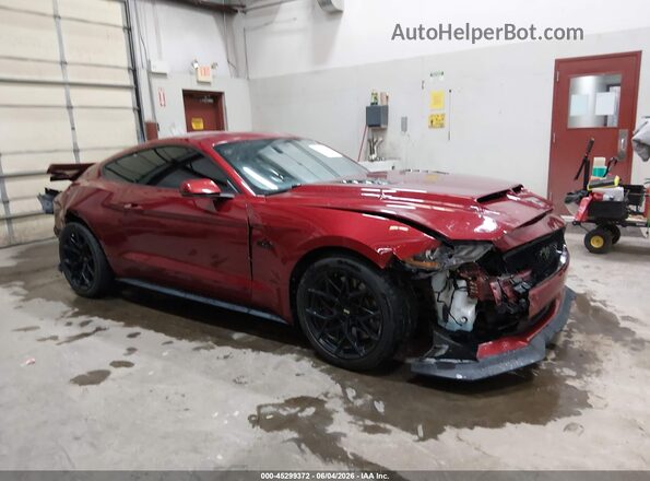 1FA6P8CF6K5138190 2019 FORD MUSTANG Red Vista interior de 360 grados