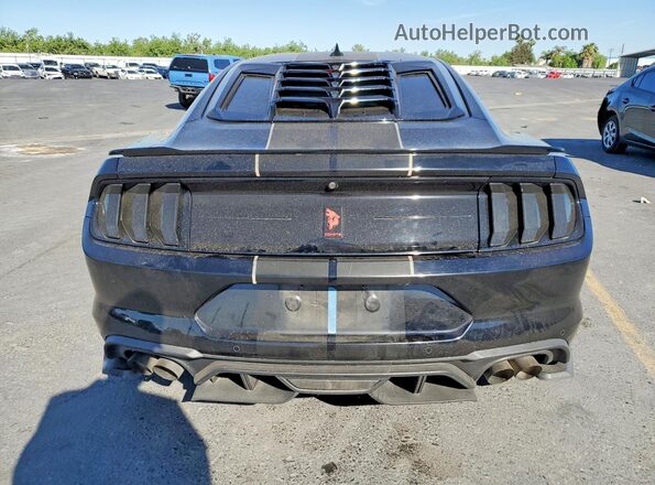 1FA6P8CF6L5136327 2020 FORD MUSTANG Black უკანა ხედი