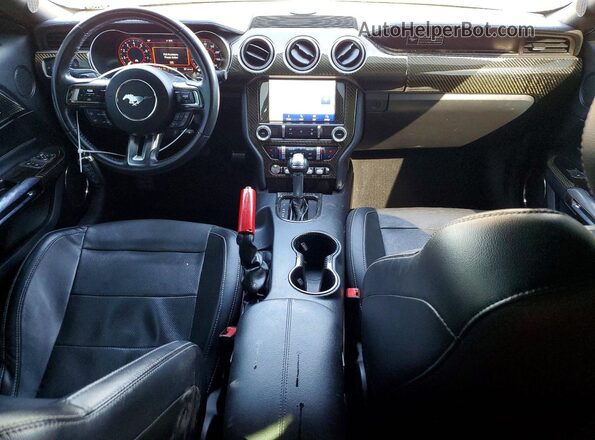 1FA6P8CF6L5136327 2020 FORD MUSTANG Black წინა პანელის ხედი