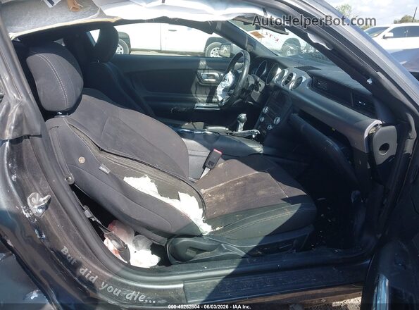 1FA6P8CF6L5159705 2020 FORD MUSTANG Gray Front interior view