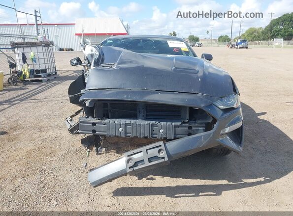 1FA6P8CF6L5159705 2020 FORD MUSTANG Gray Rear interior view