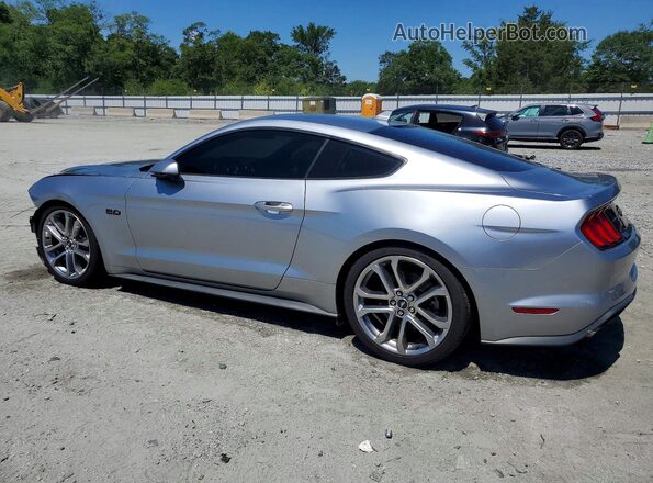 1FA6P8CF6M5126737 2021 FORD MUSTANG Silver Հետևի ձախ