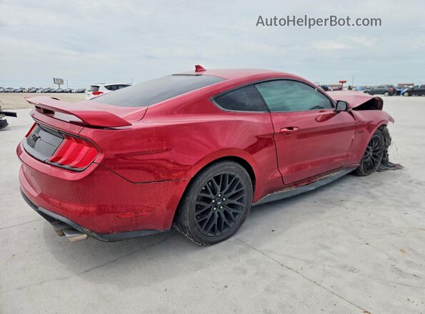 1FA6P8CF6N5112497 2022 FORD MUSTANG Red Tył prawy