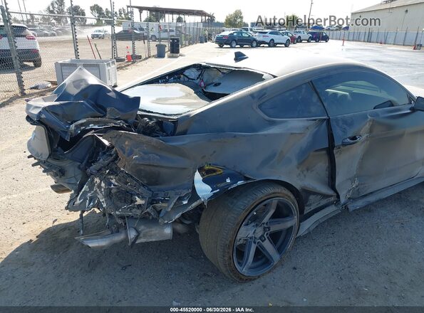 1FA6P8CF6N5133477 2022 FORD MUSTANG Black Widok wnętrza z tyłu