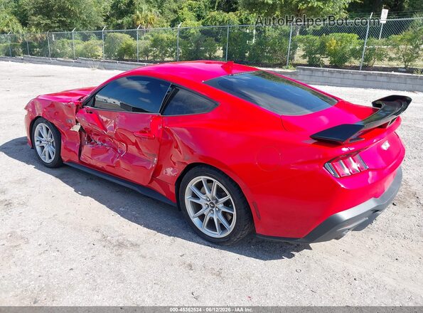 1FA6P8CF6R5400056 2024 FORD MUSTANG Red Задня ліва чверть