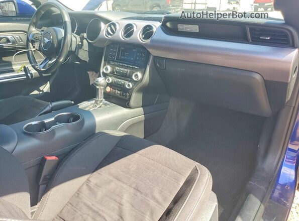 1FA6P8CF7G5277204 2016 FORD MUSTANG Blue Dashboard view