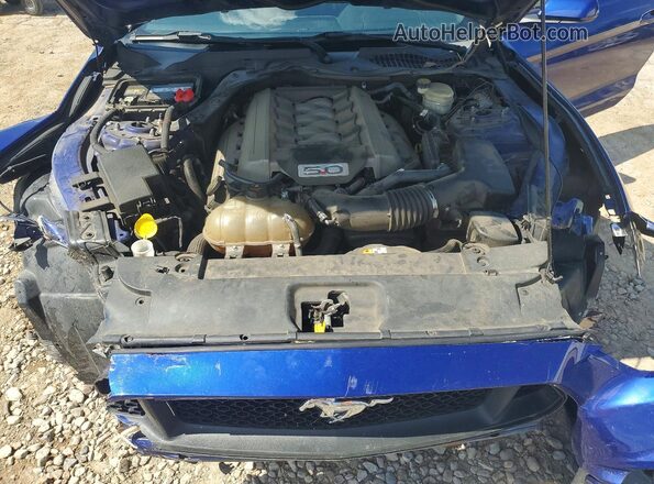 1FA6P8CF7G5277204 2016 FORD MUSTANG Blue Rear interior view