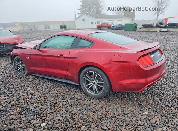 1FA6P8CF7H5271372 2017 FORD MUSTANG Red Tył lewy