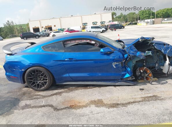 1FA6P8CF7H5311966 2017 FORD MUSTANG Blue Vista frontal