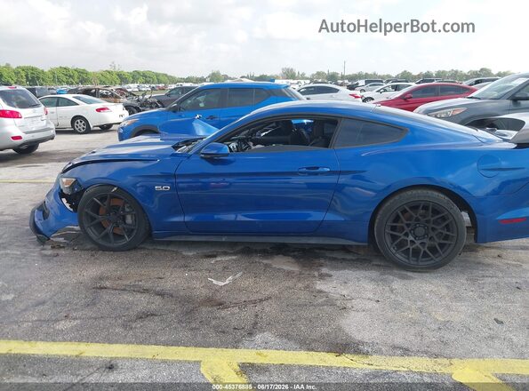 1FA6P8CF7H5311966 2017 FORD MUSTANG Blue Vista interior de 360 grados