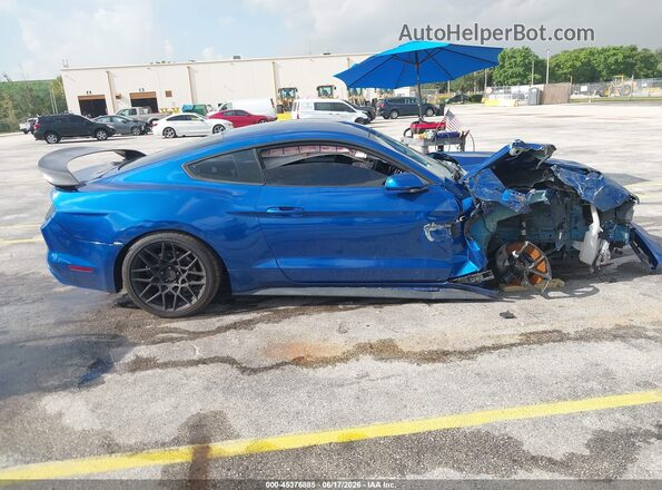 1FA6P8CF7H5311966 2017 FORD MUSTANG Blue Vista interior trasera
