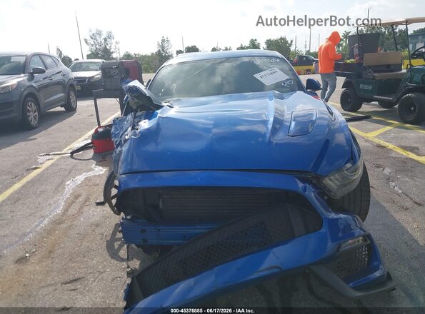 1FA6P8CF7H5311966 2017 FORD MUSTANG Blue Vista del cuadro de instrumentos