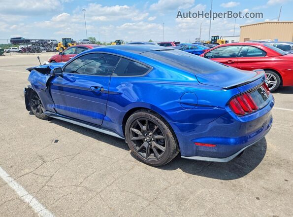 1FA6P8CF7H5358608 2017 FORD MUSTANG Blue Հետևի ձախ