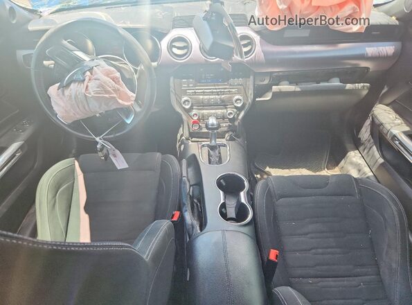 1FA6P8CF7H5358608 2017 FORD MUSTANG Blue Առջևի վահանակի տեսք