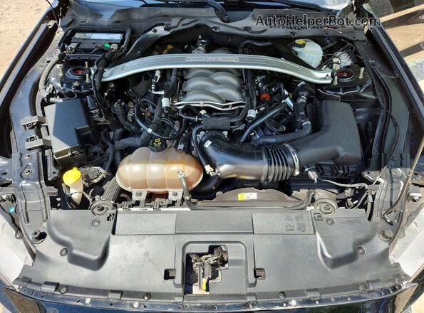 1FA6P8CF7J5127830 2018 FORD MUSTANG Black Rear interior view