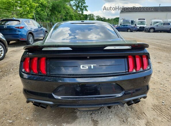 1FA6P8CF7J5127830 2018 FORD MUSTANG Black Rear view