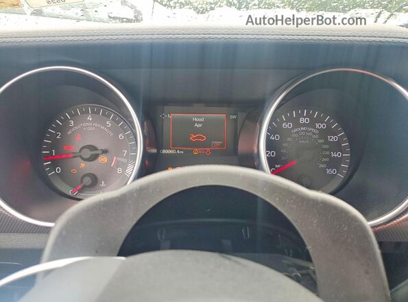 1FA6P8CF7J5183704 2018 FORD MUSTANG Burgundy Вид щитка приладів