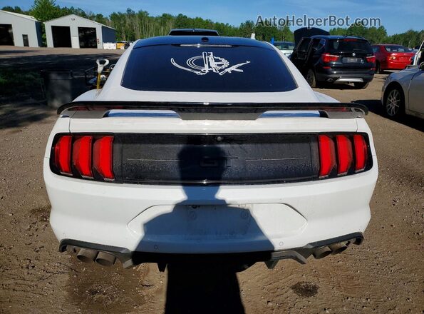 1FA6P8CF7K5145164 2019 FORD MUSTANG White Հետևի տեսք
