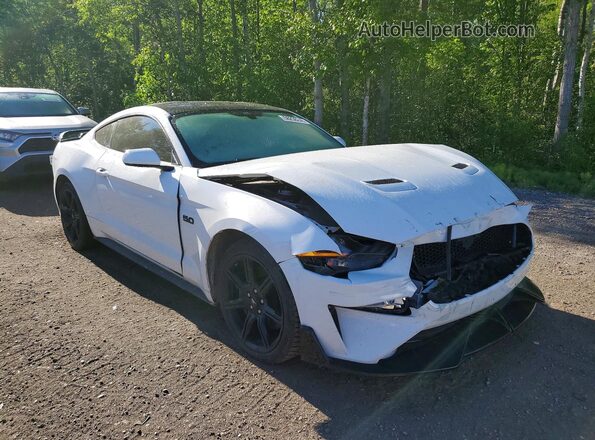 1FA6P8CF7K5145164 2019 FORD MUSTANG White Առջևի աջ