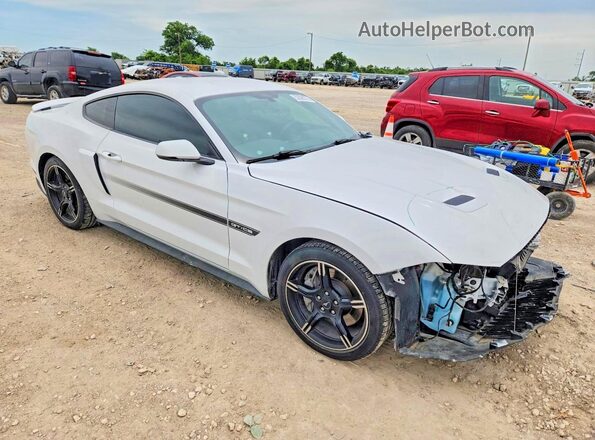 1FA6P8CF7K5147626 2019 FORD MUSTANG Белый Передняя правая четверть