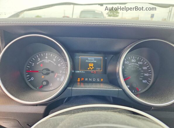 1FA6P8CF7K5147626 2019 FORD MUSTANG Белый Вид щитка приборов
