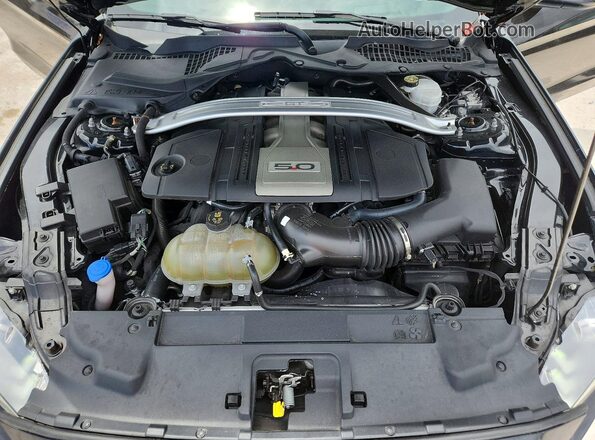 1FA6P8CF7L5174925 2020 FORD MUSTANG Black Vista interior trasera