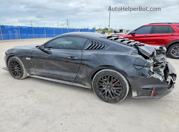 1FA6P8CF7L5174925 2020 FORD MUSTANG Black Trasero izquierdo