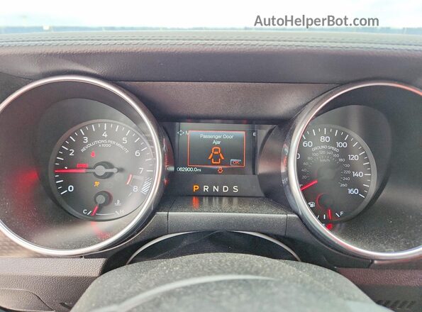 1FA6P8CF7L5174925 2020 FORD MUSTANG Black Vista del cuadro de instrumentos