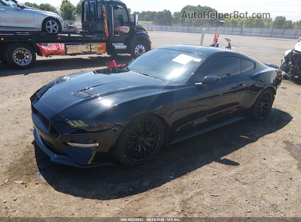 1FA6P8CF7L5188792 2020 FORD MUSTANG Black Передня ліва чверть