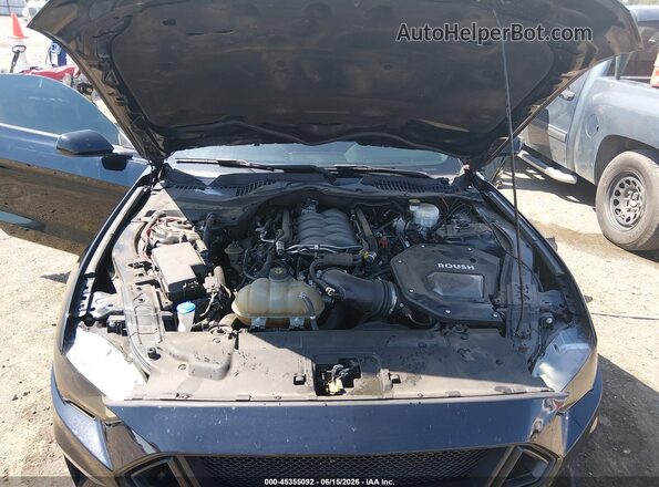 1FA6P8CF7L5188792 2020 FORD MUSTANG Black Вид ззаду