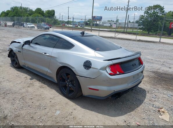 1FA6P8CF7M5105346 2021 FORD MUSTANG Серебряный 