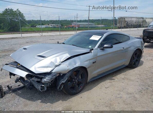 1FA6P8CF7M5105346 2021 FORD MUSTANG Серебряный 