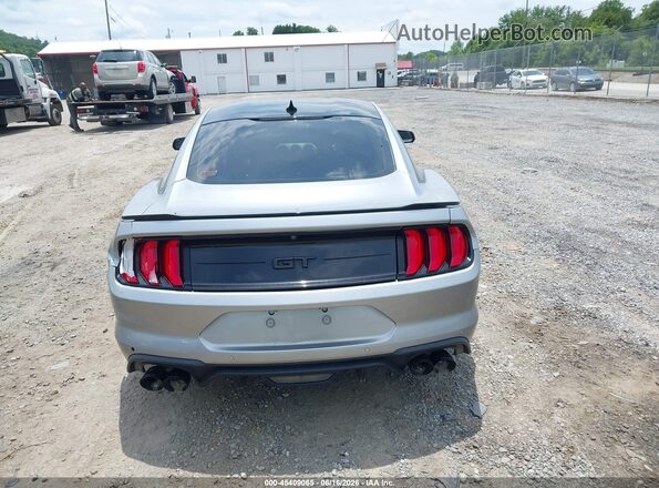 1FA6P8CF7M5105346 2021 FORD MUSTANG Серебряный 