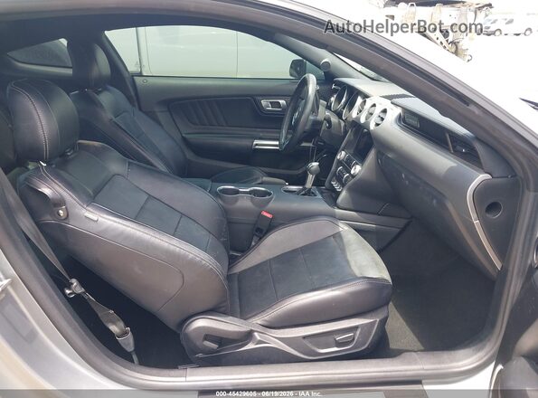 1FA6P8CF7M5158399 2021 FORD MUSTANG Silver Vista interior delantera