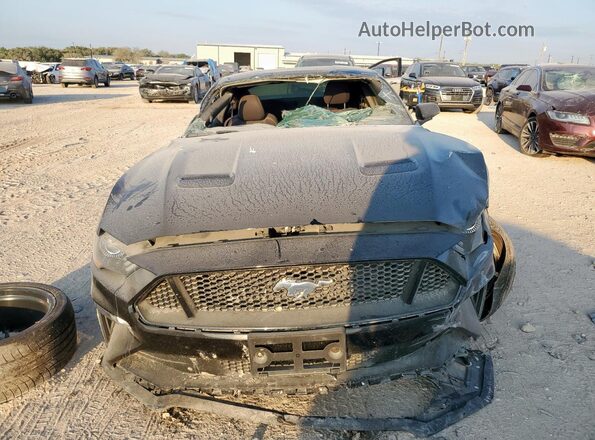 1FA6P8CF7N5108975 2022 FORD MUSTANG Black Вид спереду