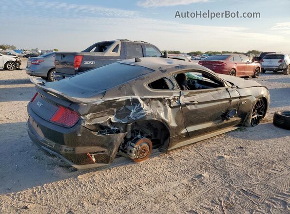 1FA6P8CF7N5108975 2022 FORD MUSTANG Black Задня права чверть